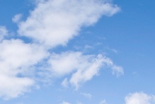 Blue sky with white clouds