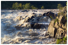 White water rapids