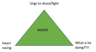 The anger triangle